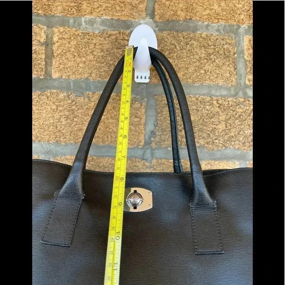 Genuine Furla Appaloosa Leather Handbag Tote - Picture 4 of 13